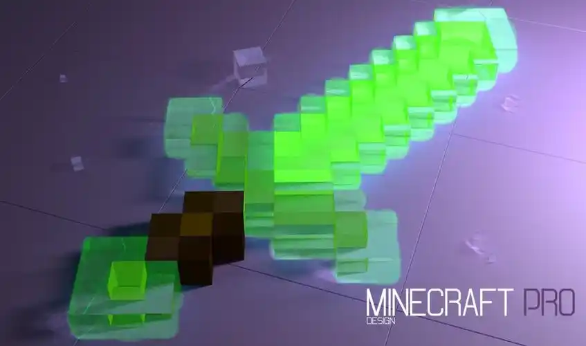 wallpaperengine我的世界rpg变色钻石剑3d模型动态壁纸