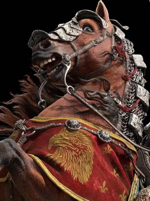 骑士与马_小二峥作品_角色/人物/生物_cg模型网