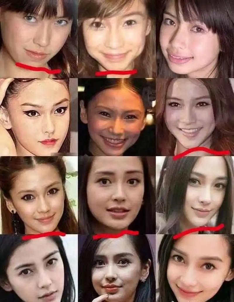 娱乐圈两大美女杨幂杨颖早期对比图!脸型五官疑似整容?