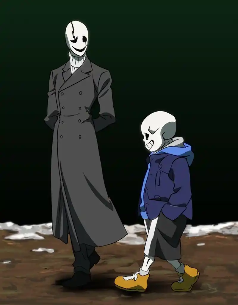 undertale传说之下精美人物图包sansgaster篇