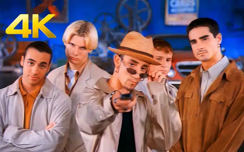 【4k】后街男孩《as long as you love me》mv 1997 ai修复画质增强版