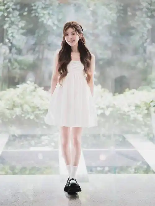 赵露思穿吊带短裙露香肩!雪肤玉貌大长腿美得让人窒息