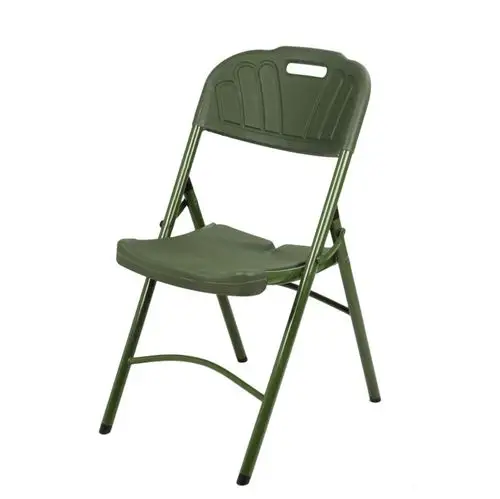 野战折叠椅桌椅迷彩导演椅户外军绿作训椅战备作业椅吹塑椅子军绿