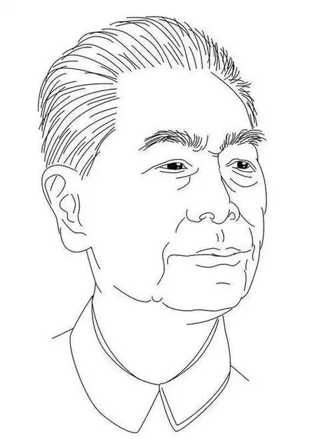 美术家肖像简笔画华罗庚头像儿童简笔画雷锋画像简笔画找一些毛爷爷的