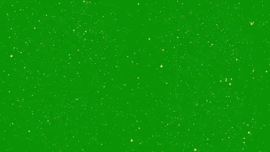 绿色屏幕背景动画上的星光效果_3840x2160_高清视频素材下载(编号