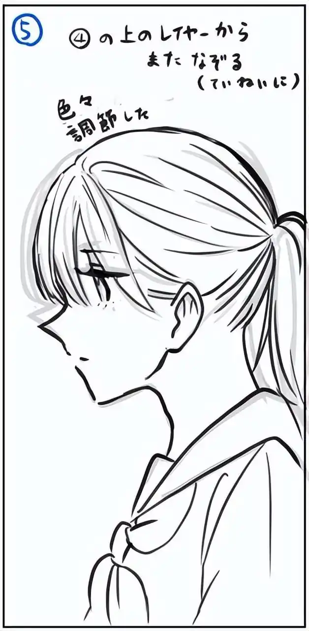 如何画好看的侧脸?绘制可爱侧脸的画法诀窍!