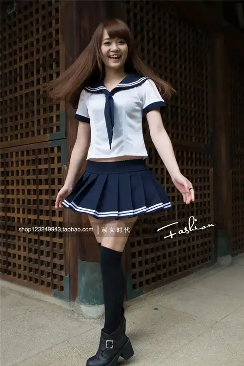 mtiny日系韩版校服学生制服套装领带可爱女水手服写真舞台装毕业班服