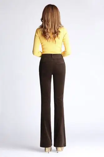 春秋新品微喇女裤灯芯绒女士裤子弹力高腰休闲裤休闲裤