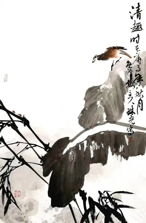 「艺惠藏」画家毕珠光花鸟画作品气韵生动,亦古亦今尽显大家风范