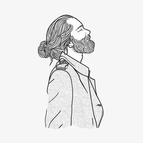 长头发胡子大叔