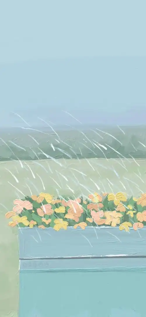 少女心可爱油画壁纸 自存自用 侵删 图源微博:草莓酒酒