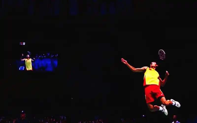 2019韩国羽毛球大师赛 男单半决赛 林丹vs赵俊鹏