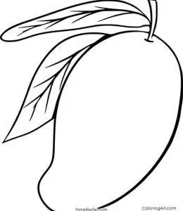 芒果简笔画