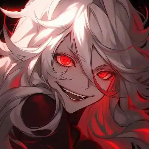 红色系高清头像 二次元头像
