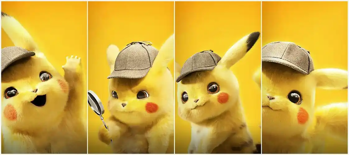 最美壁纸第10期大侦探皮卡丘主题壁纸