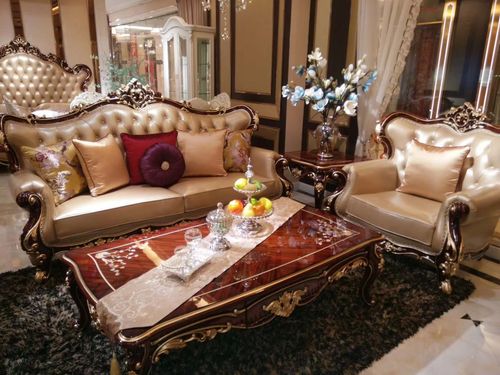 欧式法式贵族奢华家具新古典黑檀钢琴漆zb96四人沙发123促销22800