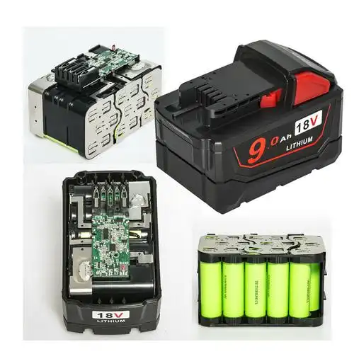高容量 18v 9000mah 7500mah 可充电 18650 锂电池适用于 milwaukees