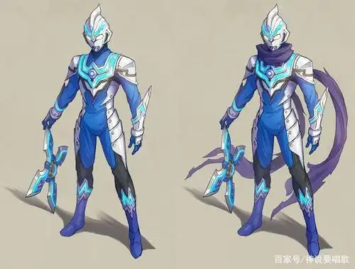 大厨手绘风马奥特曼强化形态及最终形态 化身大轮明王的忍者