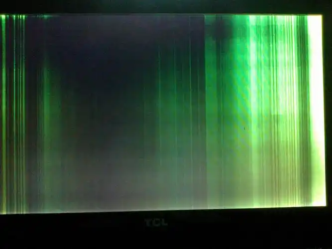 tcl液晶电视机故障,希望高手指点,现象如图
