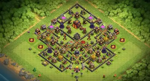 冠军杯阵型!部落冲突十本阵型分享