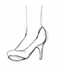 怎么画正面的鞋子教你画脚的结构和鞋的画法