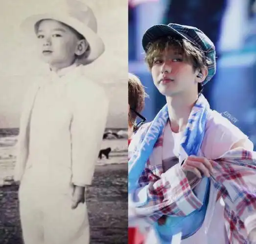 蔡徐坤小时候的照片蔡徐坤童年自拍照暴光