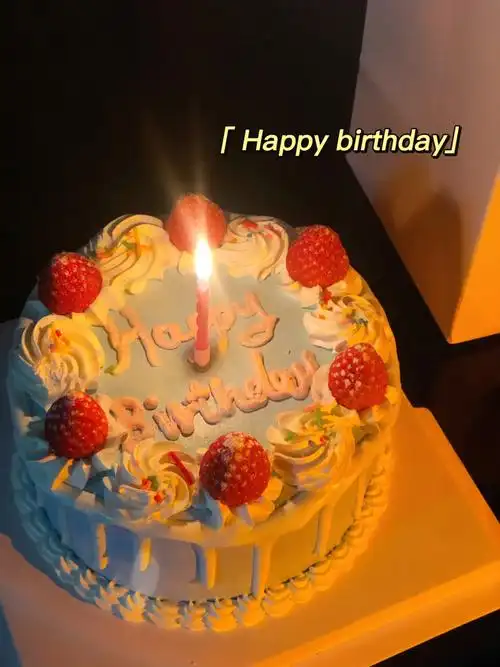 生日蛋糕这么拍太有氛围感啦78含氛围灯