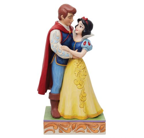【disney美国代购】snow white & prince love白雪公主王子摆件