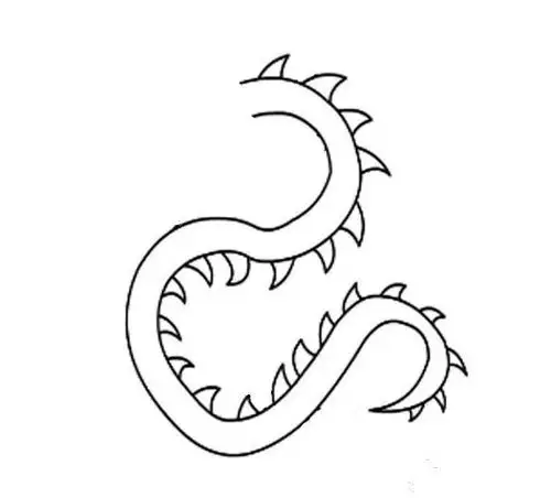 简笔画生肖 | 十二生肖之龙,蛇简笔画教程