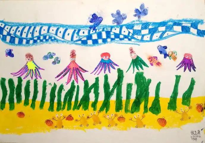 海底世界手指画图集