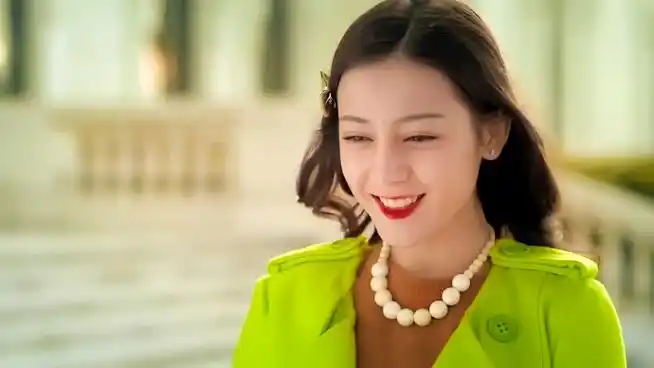 绿色系的吴安珀@dear-迪丽热巴#迪丽热巴#存99050701