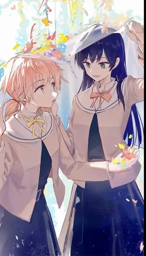 二次元动漫闺蜜图