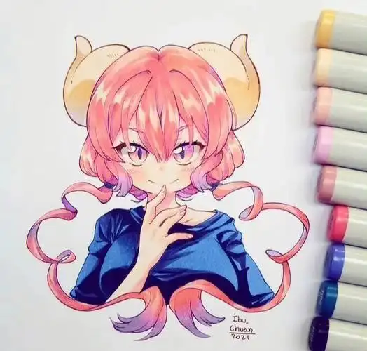 简单易学的马克笔入门二次元人物