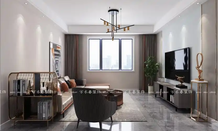 济宁博澳宏城现代简约风装修效果图