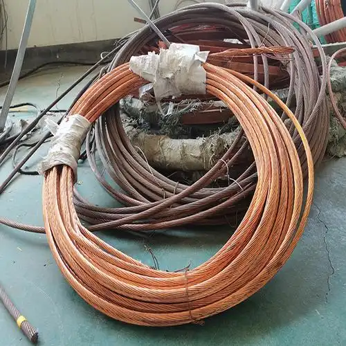 镀铜圆钢镀铜钢绞线避雷接地母线电镀铜包钢圆钢厂家销售