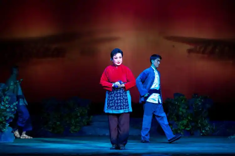 革命样板戏京剧沙家浜在滨州保利大剧院精彩上演