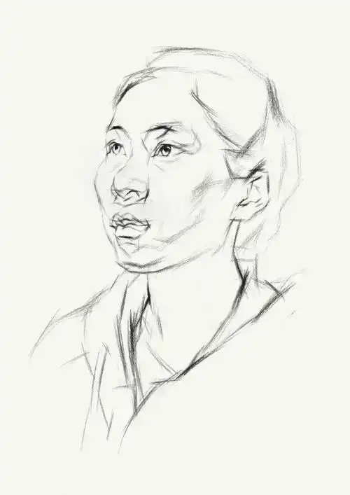 找出明暗交界线及投影位置作画步骤1:确定构图,起形导读: 素描入门的