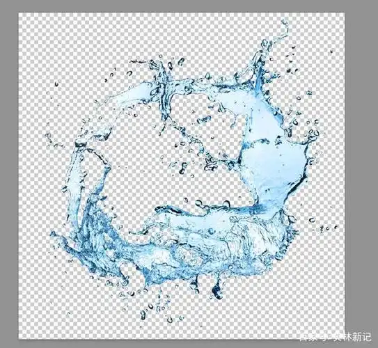 当我们需要在百度上找水花素材的时候,我们找到的大部分都是白底的