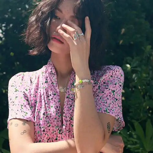 韩国augustharmony正品代购新品时尚雅风彩色小珠手链