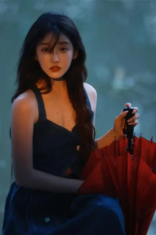 姜贞羽森系写真氧气富人