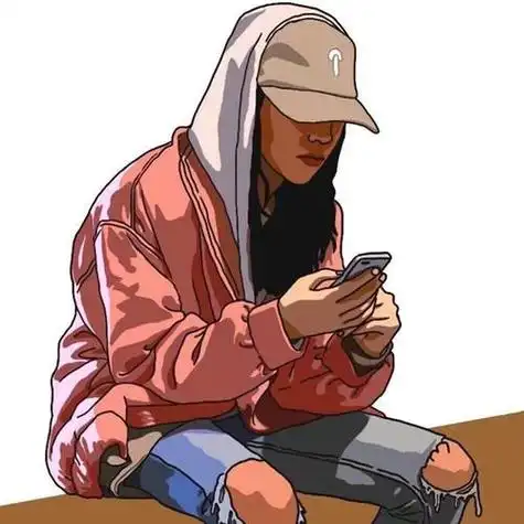 乞丐装街头浪人头像