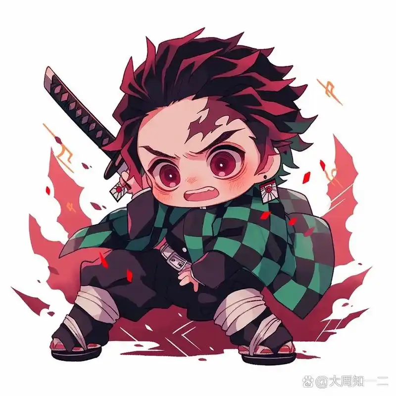 快来挑选你的q版头像吧 突然发现了可爱风的鬼灭之刃q版头像