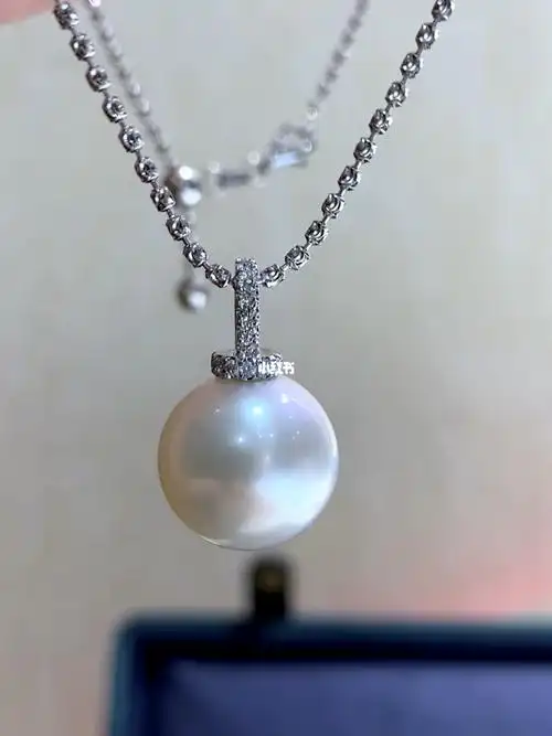 大直径澳白珍珠吊坠简约大气