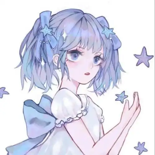 三人闺蜜头像一人一张霸气动漫长发