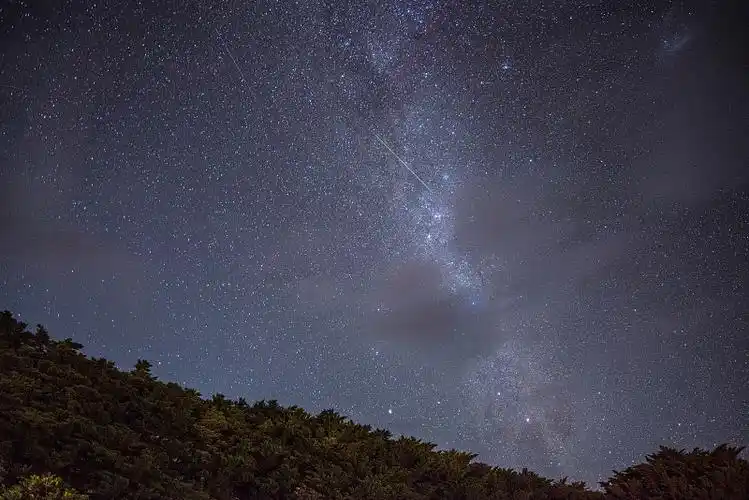 星空下的银河.图片