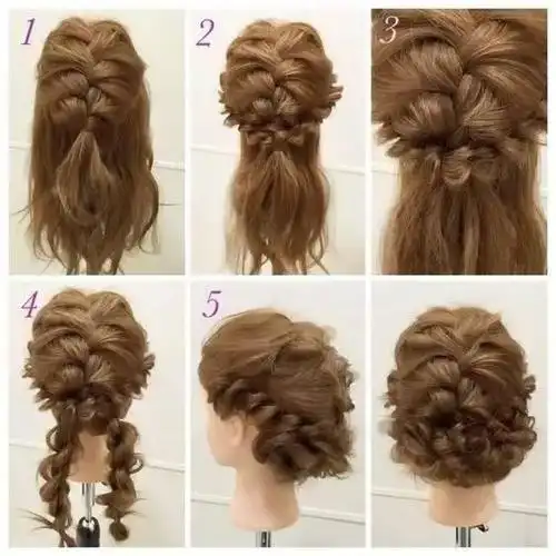 30款编发盘发教程大合集,懒妹子和手残妹子们也能编出美貌发型咯