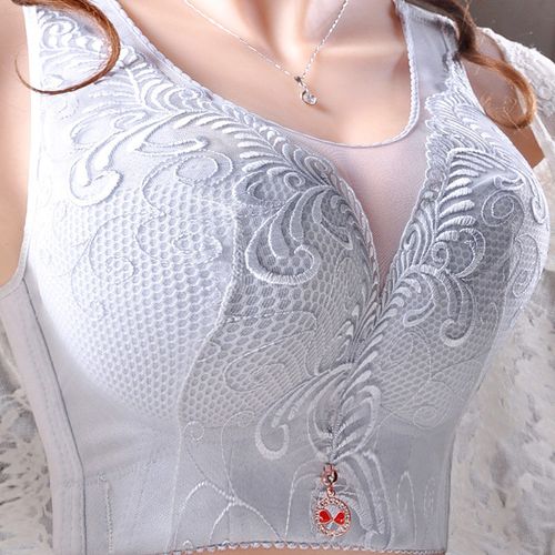 大罩杯文胸薄款防下垂全罩杯胸罩无钢圈聚拢调整型上托文胸de大杯