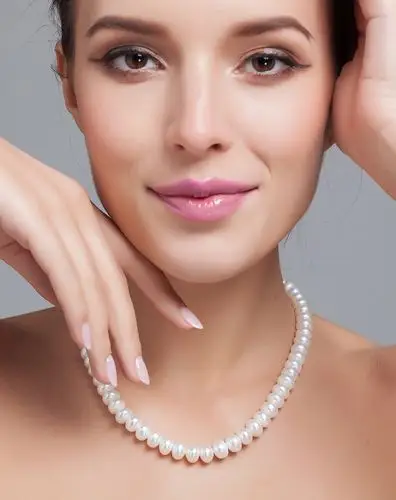 aaa级天然珍珠项链9-10mmbzx038(附证书)