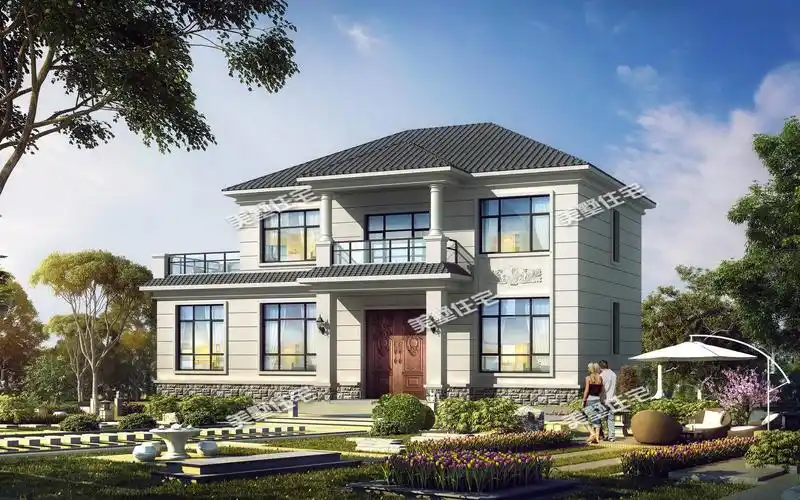 占地120平的二层别墅外观绝对百里挑一厨房另设让布局更合理