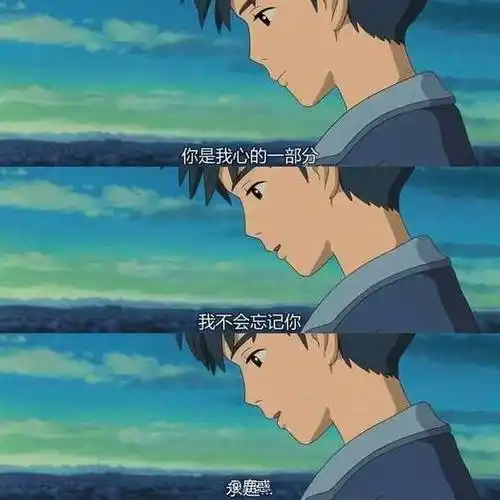 宫崎骏 你是我心的一部分,我永远忘记你,永远
